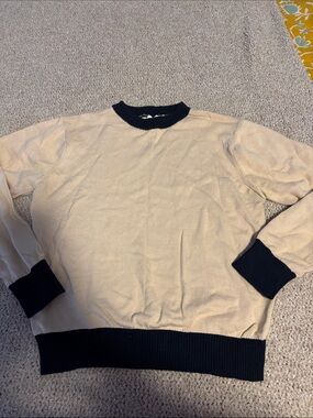 Olive Juice Girls Sweater Kids Navy Tan